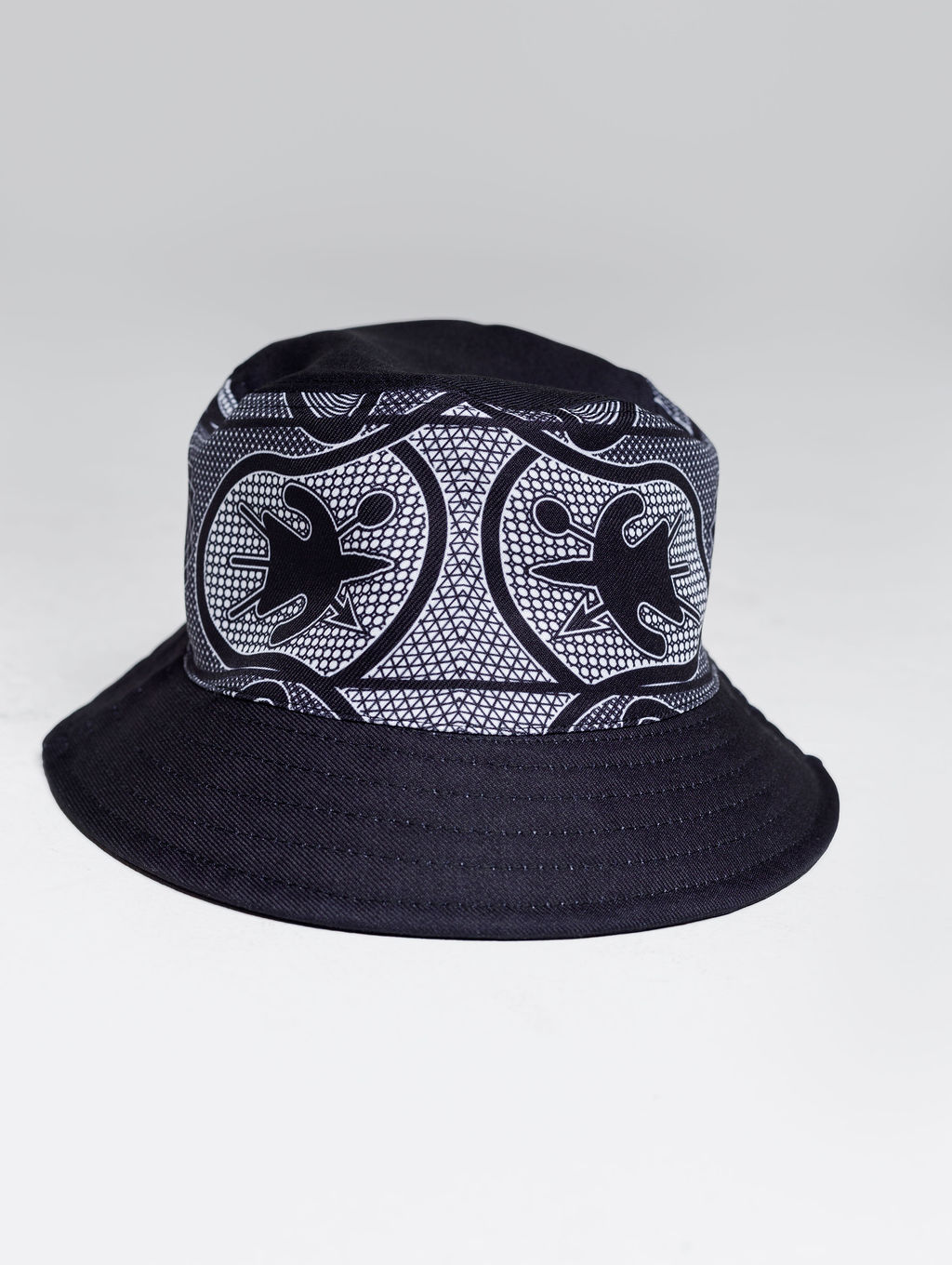 Thebe Bucket Hat (Grey & Black)